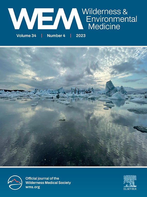 Go to journal home page - Wilderness & Environmental Medicine